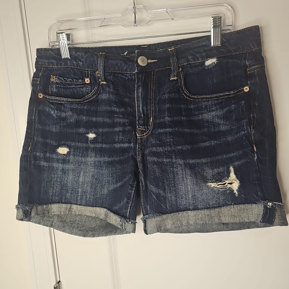 American Eagle Denim Blue Women's Shorts Size 6